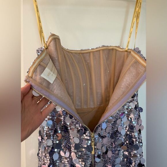 NWOT BRINX AND BANCO Lilac Farah Sequin Strapless Gown XS,S,M available - Picture 15 of 16